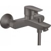 Hansgrohe Talis E Bateria wannowa natynkowa czarny chrom szczotkowany 71740340